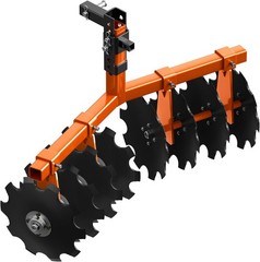 32″ Cut Width Disc Plow Harrow With 2″ Receiver Hitch Mount for ATVs /UTVs Heavy