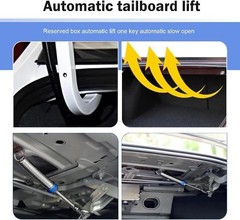 2 PCS Car Trunk Lid Spring, Universal Automatic Lifting Device with Clamps, Corr