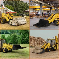 ✨Heavy Duty Clamp on Debris Forks to 58″ Bucket 4000 lbs Pallet Forks Buckets