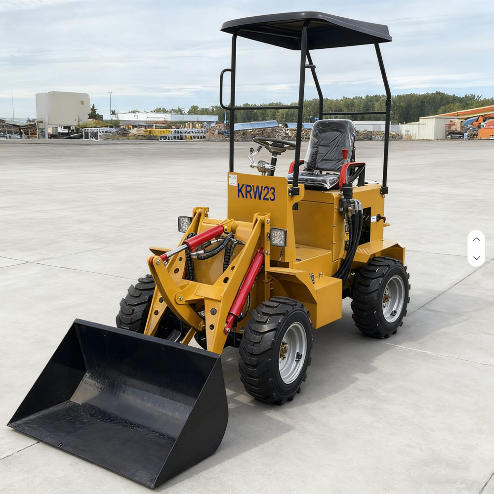 Agrotk KRW23 Mini Skid Steer Wheel Loader 23 HP Gas RATO R740D Engine EPA 700KG