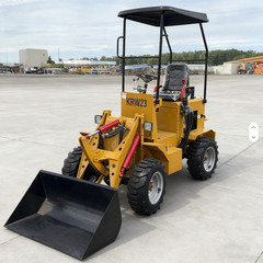 Agrotk KRW23 Mini Skid Steer Wheel Loader 23 HP Gas RATO R740D Engine EPA 700KG