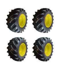 4-31X15.5-15 Trencher Tires/Rims for New Holland,John Deere,Gehl,Mustang -12PLY