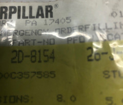 Caterpillar (Cat) 2D-8154 or 2D8154 Stud-Taperlock 1/2″-13 x 2 3/8″