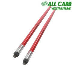 2 Pack Hay Bale Spear 49″ 4500 lbs Capacity Spike Fork For Tractors Loaders Red