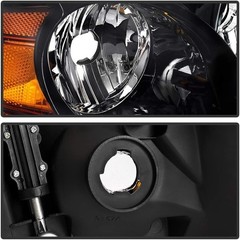 2004-2006 Nissan Sentra Black Housing Replacement Headlights Driver Passenger