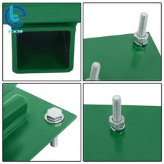 Bolt On Grab Hooks & D Rings & 2″ Receiver Fit For John Deere 1025R Tractor