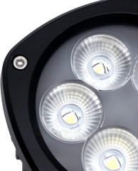 4X LED Semi Flood Lights For CAT Skid Loader 216B 226B 232B 246C 247B 252B 442D