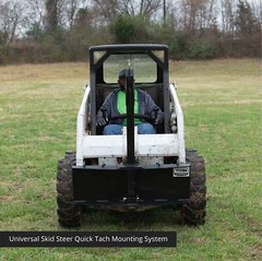 Titan 5 FT Tree Boom Attachment, Rated 3,500 LB, Skid Steer Quick Tach