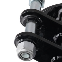 Black Steel Grapple for Mini Excavator 0.8-1.8T Powder Coated Surface