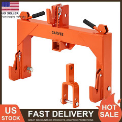 3 Point Quick Hitch Adapter Attach 2″ Receiver for Category 1 Tractor 3000 lbs