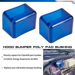 Peterbilt Hood Bumper Bumpers Pad Bushing Poly for 330, 357, 377, 379, 385