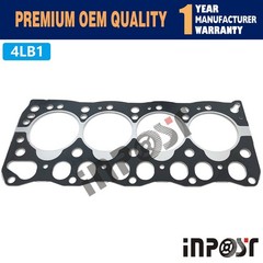 4LB1 4LB1T Cylinder Head for Isuzu TCM FD15 FD18 FD19 Tractor (Metal)
