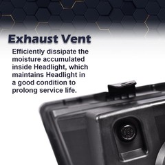 Headlight Assembly Left 2005-2009 Ford Mustang Halogen Clear Lens 4R3Z13008AB