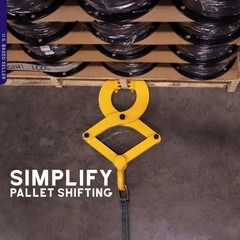 BISupply | Pallet Puller Clamp in Yellow – 6000 lb pound Capacity – Pallet