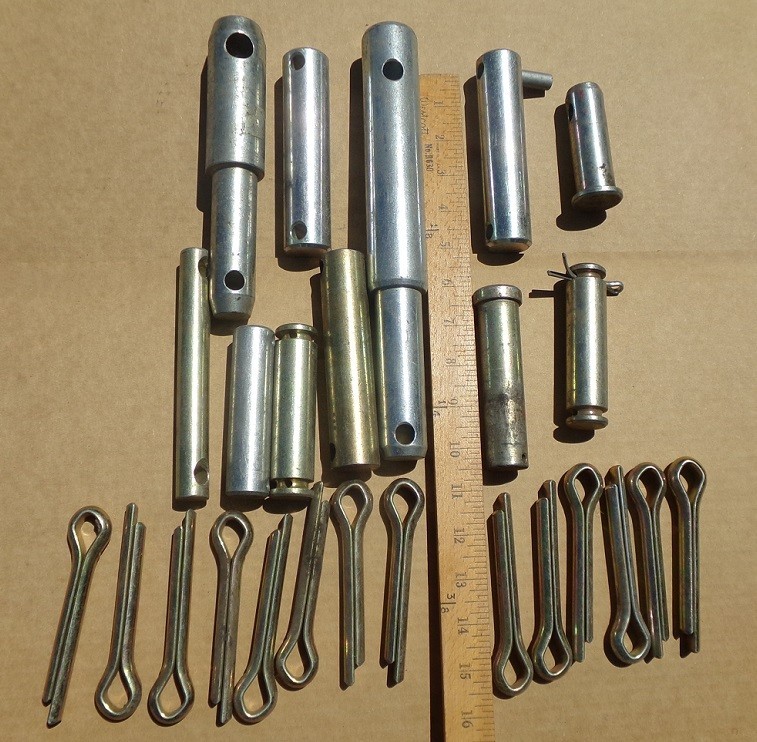Lot Hitch Pins Heavy Duty Farm Equipment 3 Point Hitch