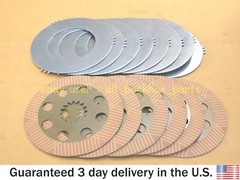 JCB BACKHOE – BRAKE FRICTION & COUNTER PLATES 8 + 6 (PART # 458/20289 458/20353)