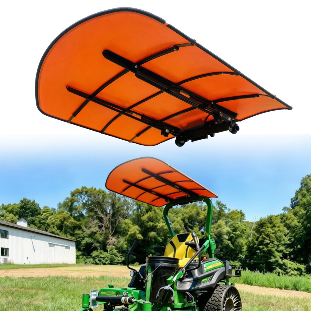 Tractor Canopy For Tractors Mowers ROPS Replace for Tuff Top 52″x52″ Orange