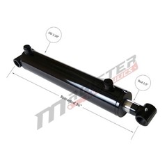 Hydraulic Cylinder Welded Double Acting 3″ Bore 28″ Stroke Cross Tube 3×28 NEW