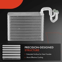 A-Premium AC Evaporator Core Compatible with Honda Civic 2001-2005 1.7L, Civi…