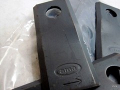 AMA usa mower blades 10pcs 5 left and 5 right 107mm,45mm, 18mm hole