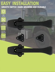 Hood Latch Kit Hood Latches 2PCS Compatible with Ford L9000/ Ford Semi Trucks Ac