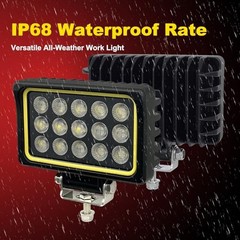 6″ LED Work Flood Lights 150W 12000LM Yellow 12V/24V [2PCS]