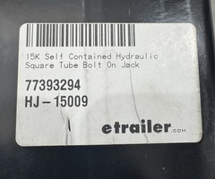 77393294 eTrailer HJ-15009 15K Hydraulic Trailer Jack Leg Bolt On NEW SHIPS FREE