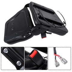 Universal Forklift Seat with Seat belt for Tractor Loader Excavator Mini Digger