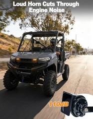 UTV Turn Signal Kit with 110dB Horn, Plug and Play, Pre-Wired UTV ATV Blinker…