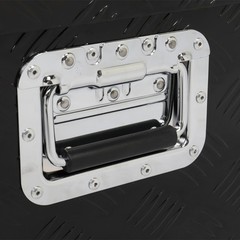 50″Aluminum Five Pattern Toolbox Single Lock Black