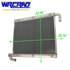 Aluminum Radiator for Hitachi EX120-2 EX120-3 EX100-2 EX100-3 Polished # 4285627