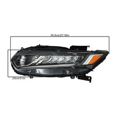 Driver Left Headlight Assembly Halogen Accord 2018-2020 33150-TVA-A01
