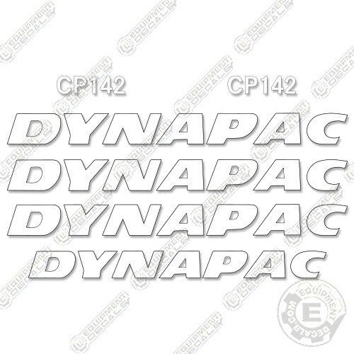 Fits Dynapac CP142 Decal Kit Pneumatic Roller Equipment Decals (CP 142)