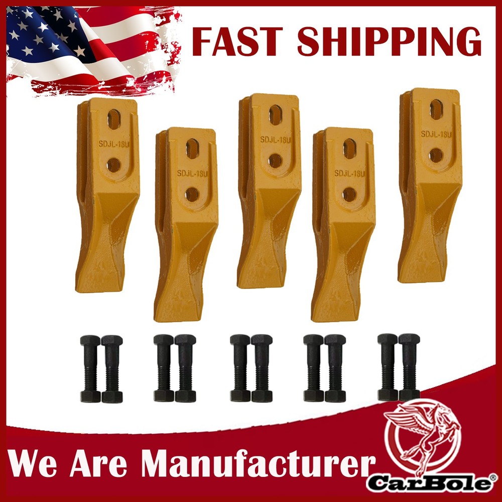 6684447 Skid Steer Bucket Unitooth Trenching Bucket Teeth with Hardware 5Pcs