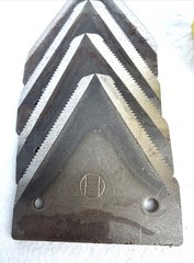 8 Whitaker Mfg. Co. Sickle Knife Sections–read description
