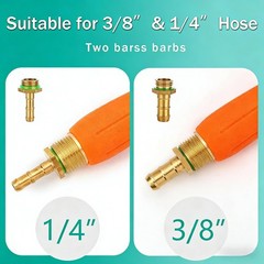 36 Inches All Metal Replacement Sprayer Wand,1/4″ & 3/8″ Brass Barb Sprayer W…