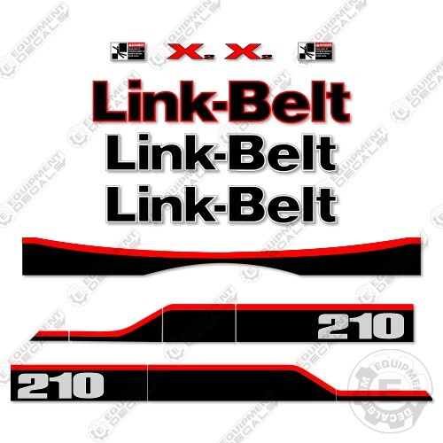 Fits Link-Belt 210X2 Decal Kit Hydraulic Excavator – 7 YEAR OUTDOOR 3M VINYL!