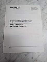 CATERPILLAR SPECIFICATIONS MANUAL HYDRAULIC SYSTEM 824C BULLDOZER SENR7842-01