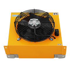 1450rpm Cooler 110V 60W Hydraulic Oil Cooler Aluminium Rectangular Radiator