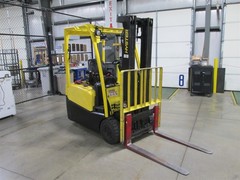 2020 Hyster J35XNT 3500lb Electric 3 Stage Mast 36-Volt Sideshift Forklift #3