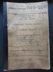 VTG Everson Motor Co War Department Technical TM 5 – 1100 Operators Manual