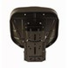 Low Back Seat, Black Vinyl w/Mechanical Suspension Fits Hesston-Fiat