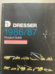 DRESSER 1986/87 Product Guide 147 Pgs. GOOD COND.