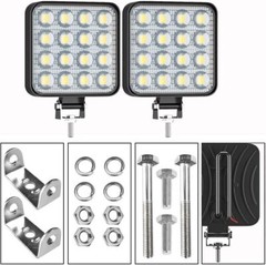 4X LED WORK LIGHTS fit Caterpillar Skid Steers Excavator Forklift Loader Light