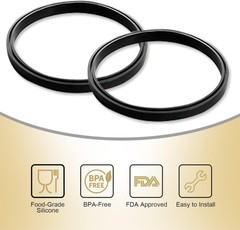 BOSORIO 4 Pack Gaskets Compatible with Contigo Snapseal Byron Travel Mug 16oz