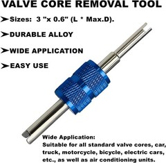 Dually Valve Stem Extensions, Set of 2 180 Degree Metal Dual Wheel Valve Stem