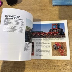 Vintage 1972 Massey Ferguson Moldboard Plow Dealer Sales Brochure Catalog