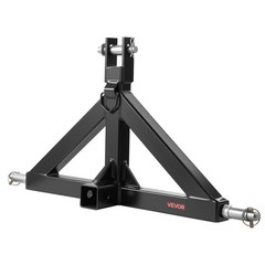 3 Point Hitch Receiver with 2 in Receiver, 3pt Quick Hitch Attachment, 3,000 lbs