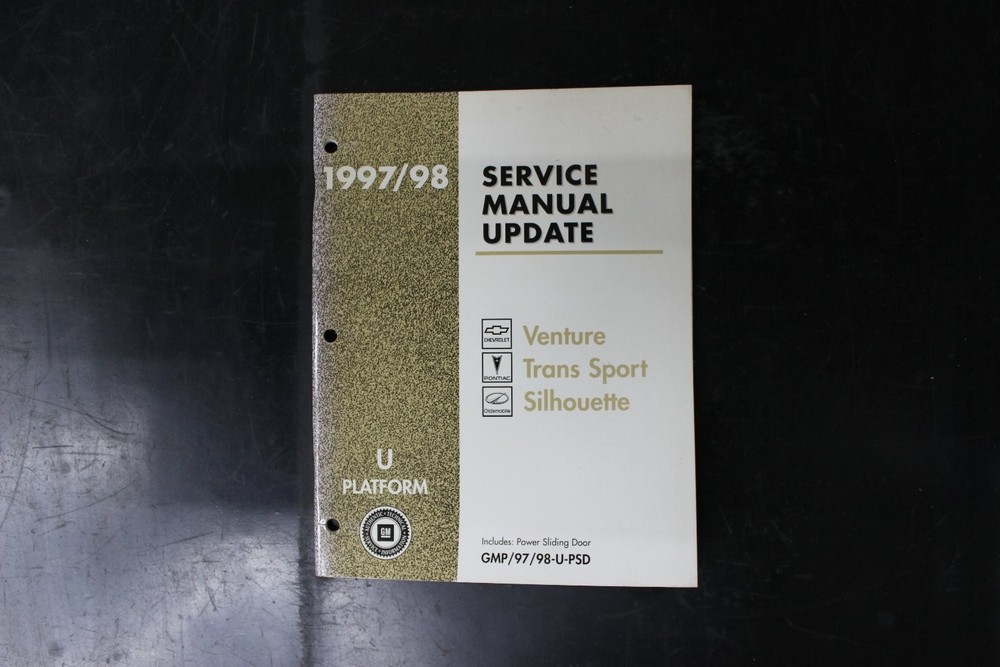 GM 1997/98 Service Manual Update U Platform Venture Trans Sport Silhouette