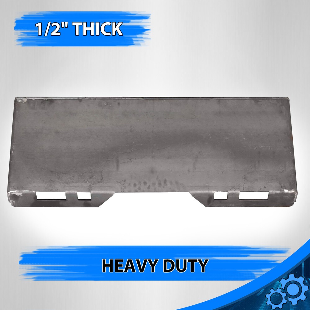 1/2″ thick Skid Steer Mount Plate Adapter Loader Quick Tach Attachment
